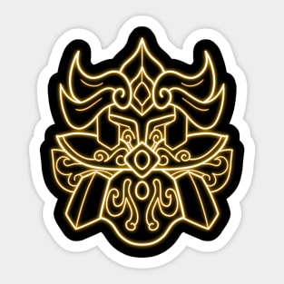 Neon Leo Sticker